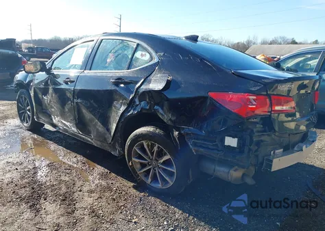 2020 Acura Tlx Tech Package from USA, damaged, VIN 19UUB1F5XLA016307